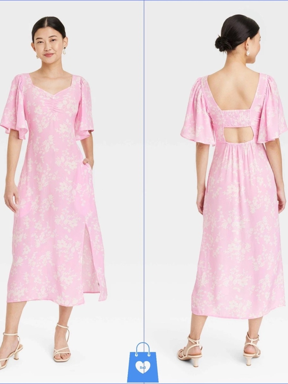 A New Day Pink summer dress xxl